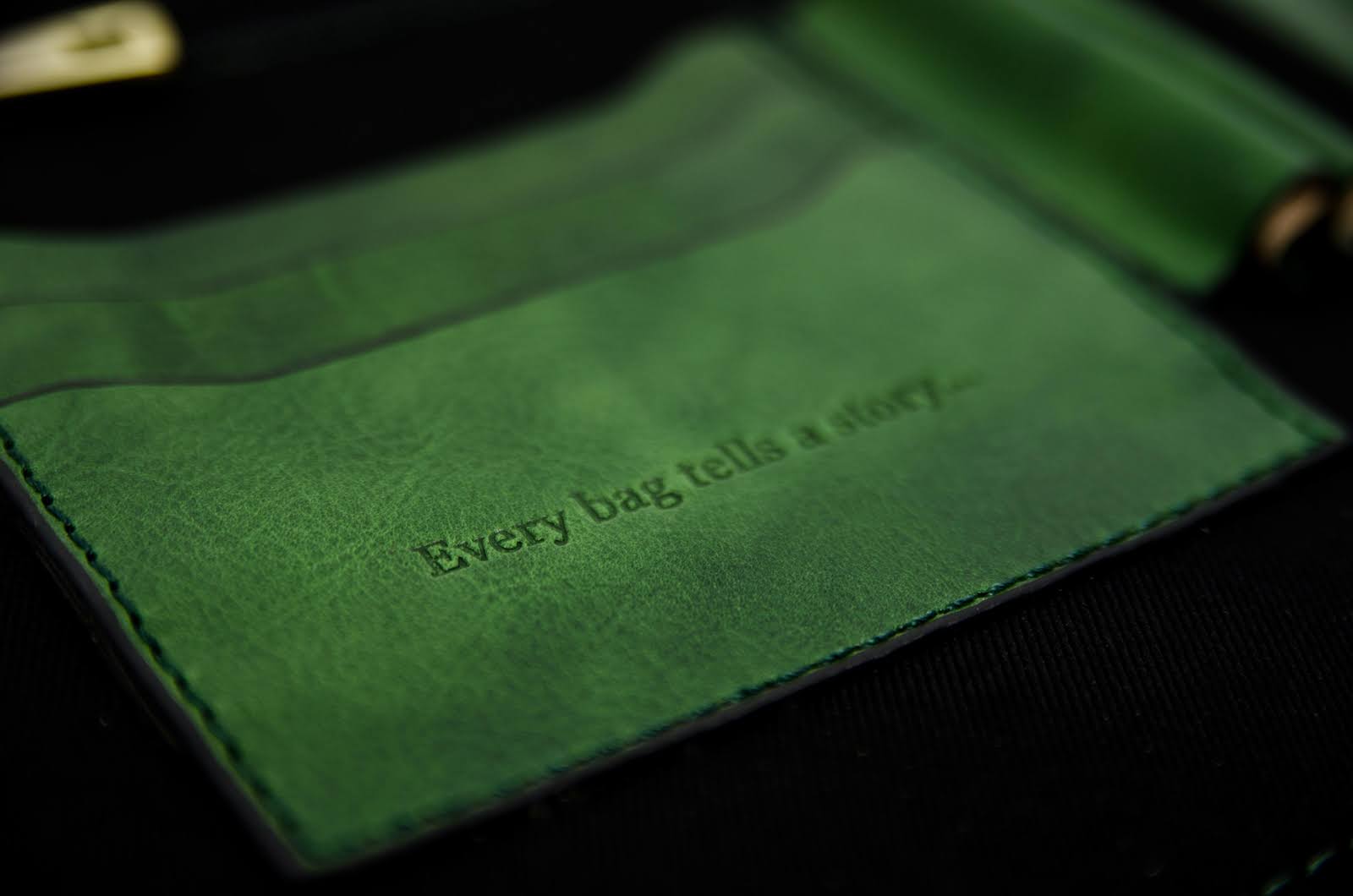 Leather Portfolio Document Folder Handcrafted Case Green Time Resistance
