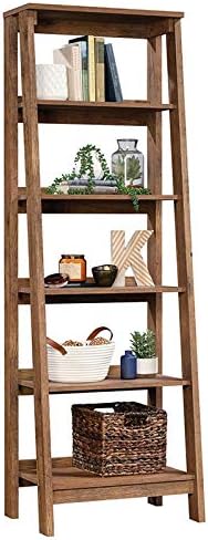 Pemberly Row 5 Shelf Bookcase in Vintage Oak