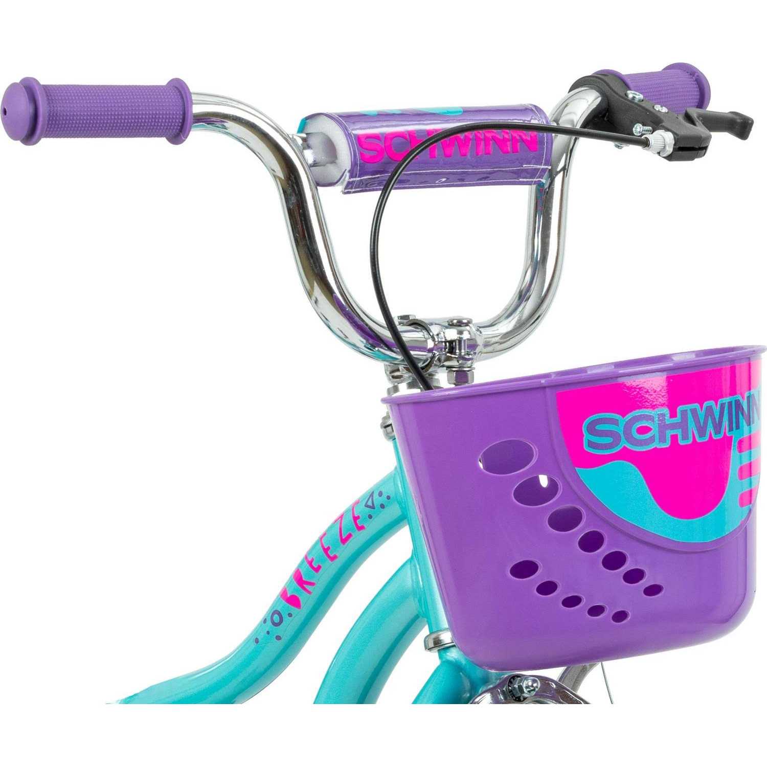 Schwinn Breeze Girls Kids Bike with Basket - Sports Supplies Online Store