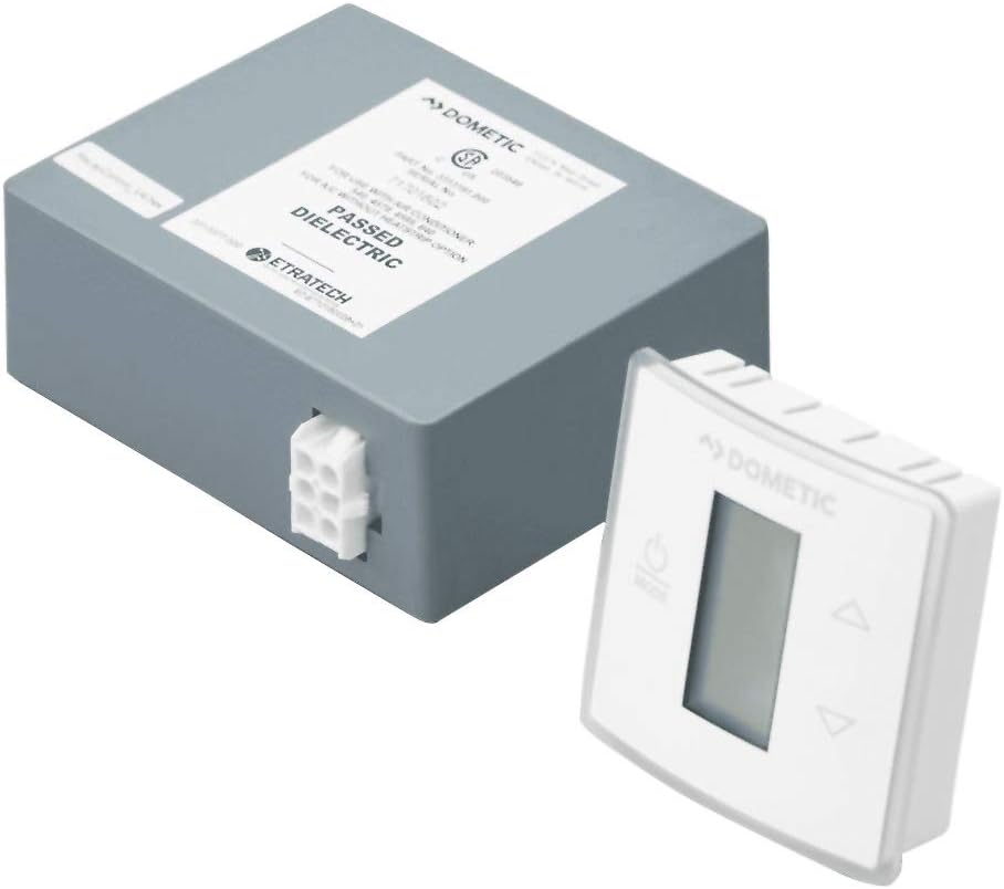 Dometic 3316230.700 Control Kit/Relay Box Heat/Cool with Polar White CT Wall Thermostat