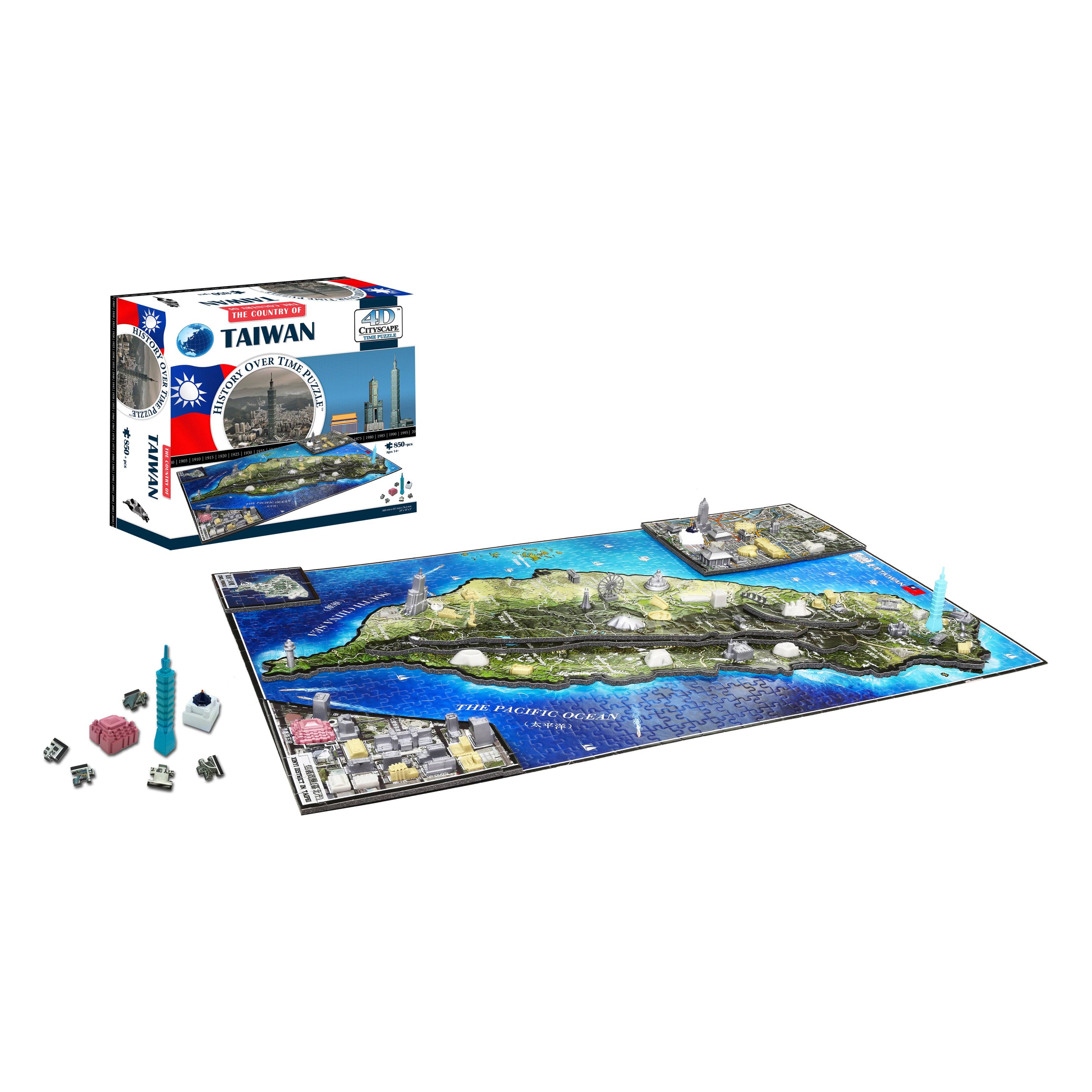 4D Cityscape Time Puzzle - Taiwan