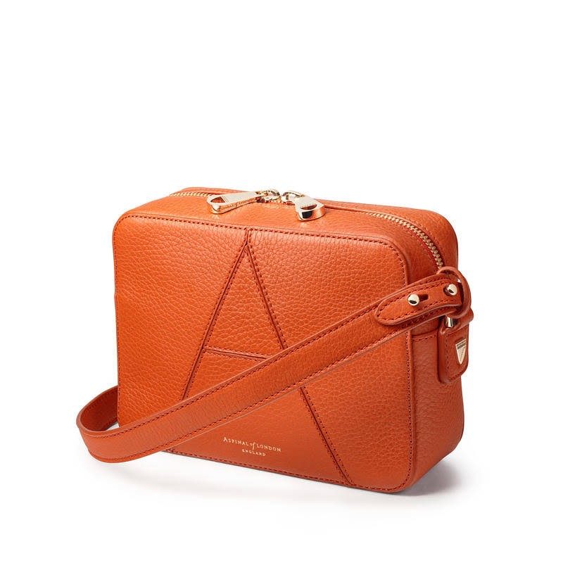 Aspinal of London | Camera A Bag Marmalade Pebble | Brown