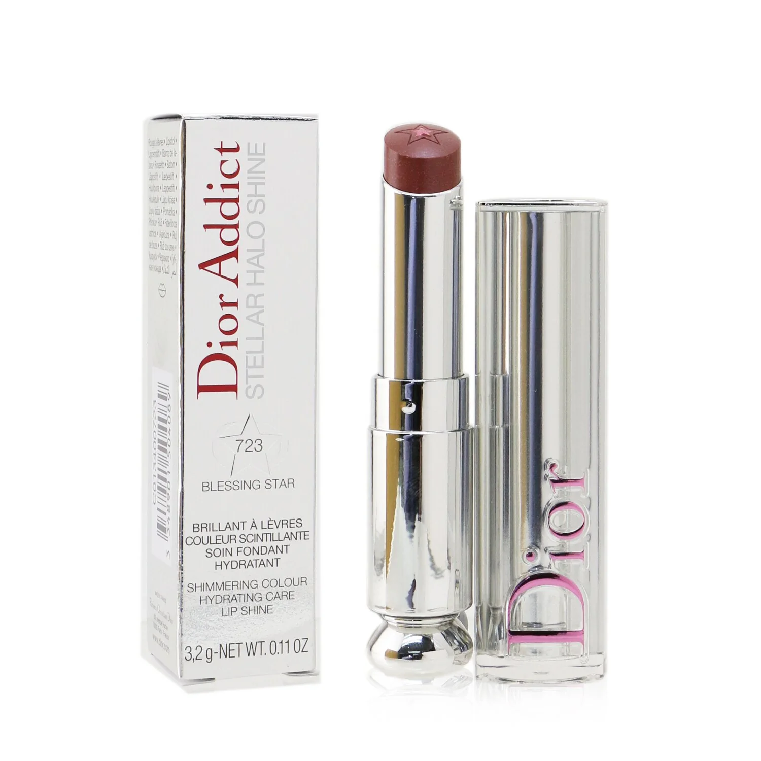 Christian Dior Dior Addict Stellar Halo Shine Lipstick - # 563 Adored Star  3.2g/0.11oz