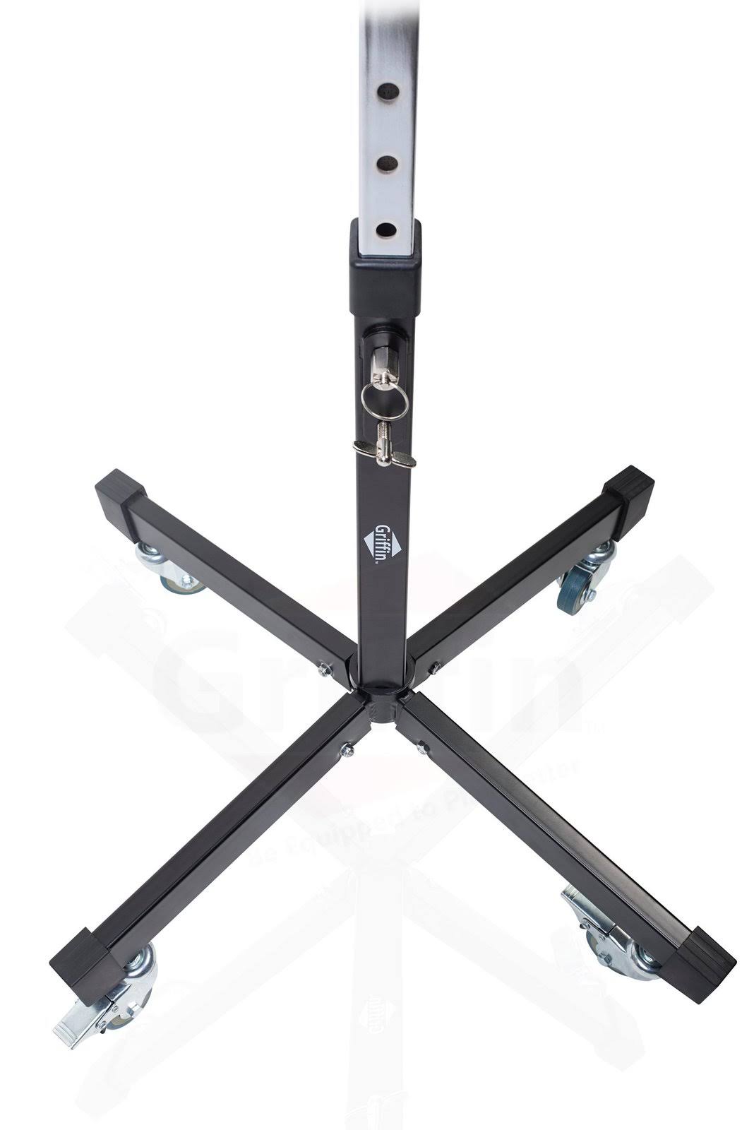 Rolling Mixer Studio Portable Table Stand DJ Cart on Wheels Mobile Griffin