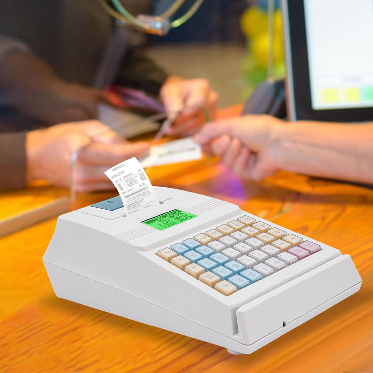 Cash Register,Electronic POS Syetem Cash Register,Thermal Cash Register,LED Cashier Register