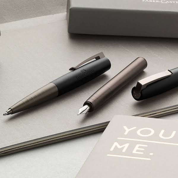 Faber Castell Loom Gunmetal Matte Fountain Pen - Extra-Fine