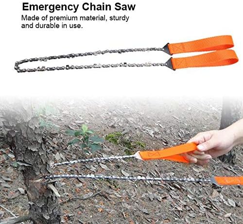 Handhold Chainsaw Long Chain Compact Folding Hand Chain Saw Portable Camping Survival Gear for Wood Cutting Camping Gear