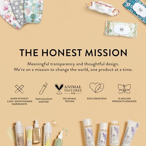 The Honest Company Clean Conscious Unscented Wipes | Over 99% Water, Compostable, Plant-Based, Baby Wipes | Hypoallergenic for Sensitive Skin
