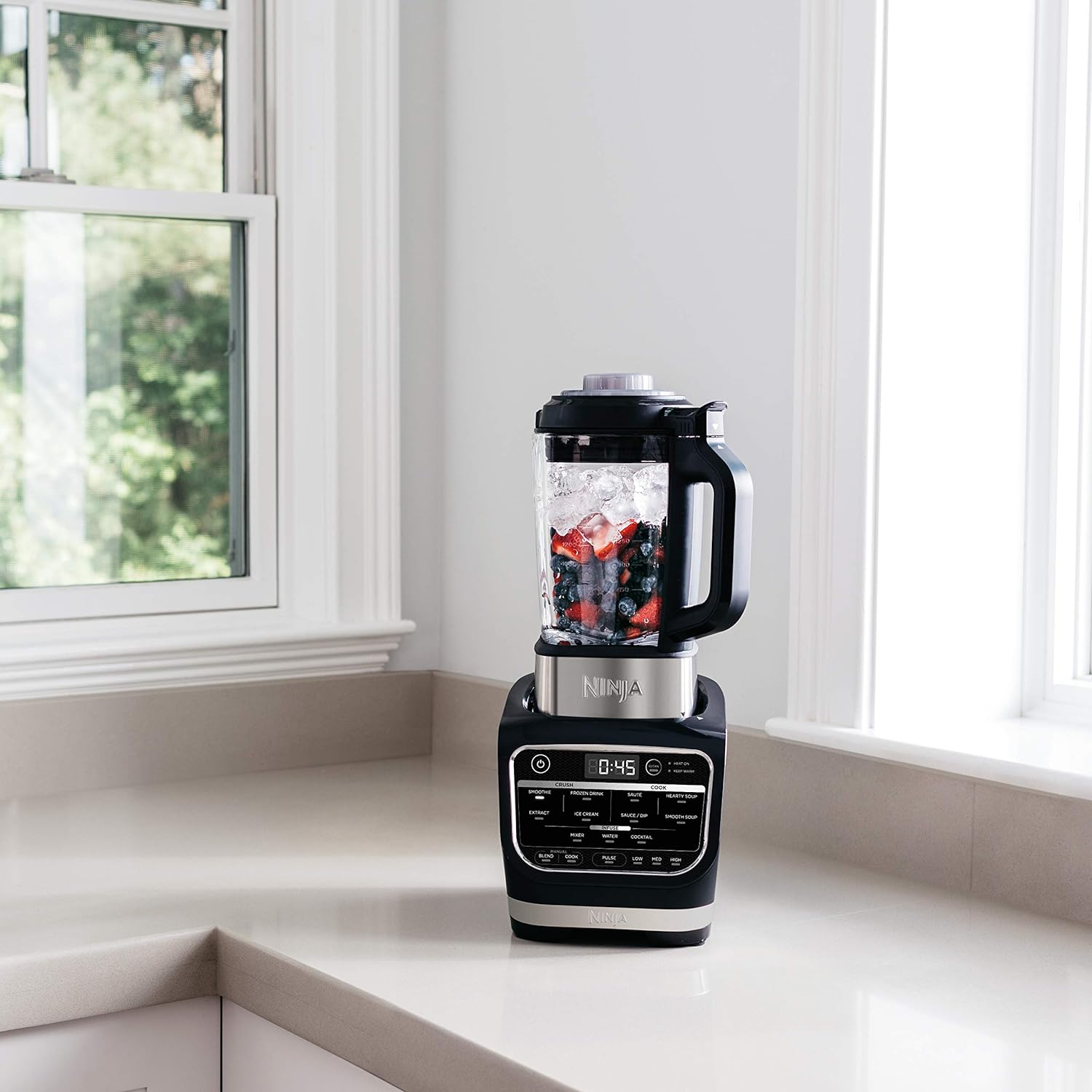 Ninja HB150C/HB152 Foodi Heat-iQ Blender, 64 oz, Black - Smart Home Appliances