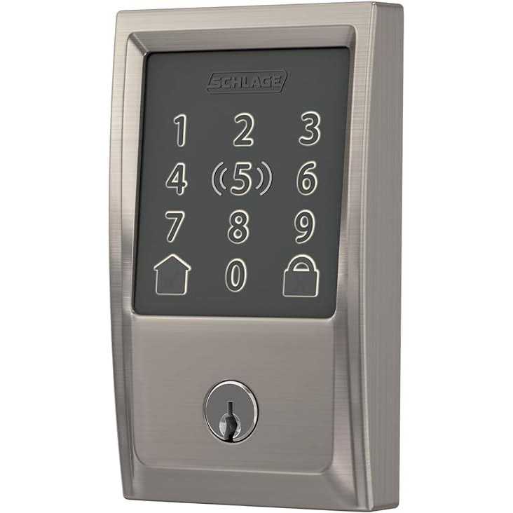 Schlage BE499WB-CEN Encode Plus Century Touchscreen Electronic Deadbolt with WiFi - Shop Hardware Tools Online Store
