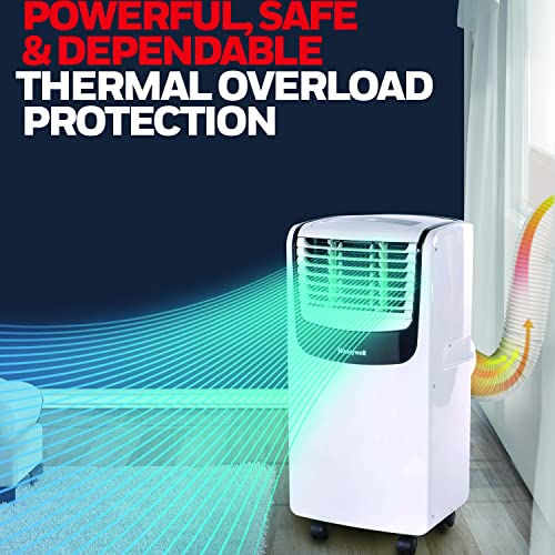 Honeywell Black MO08CESWB6 9,100 (ASHRAE)/6,100 BTU (SACC) Portable Air Conditioner