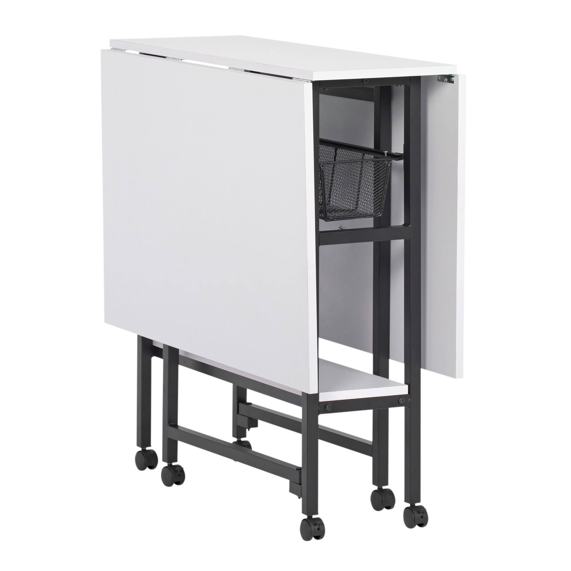 Sew Ready Standing Height Craft/Cutting Table with Baskets (36x22 H)