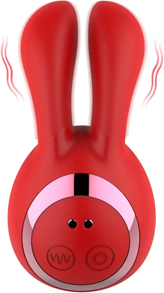 Bunny Rabbit Vibrator for Women Pleasure, 2 in 1 Small Rabbit Massager Sex Kit with 13 Vibration Modes