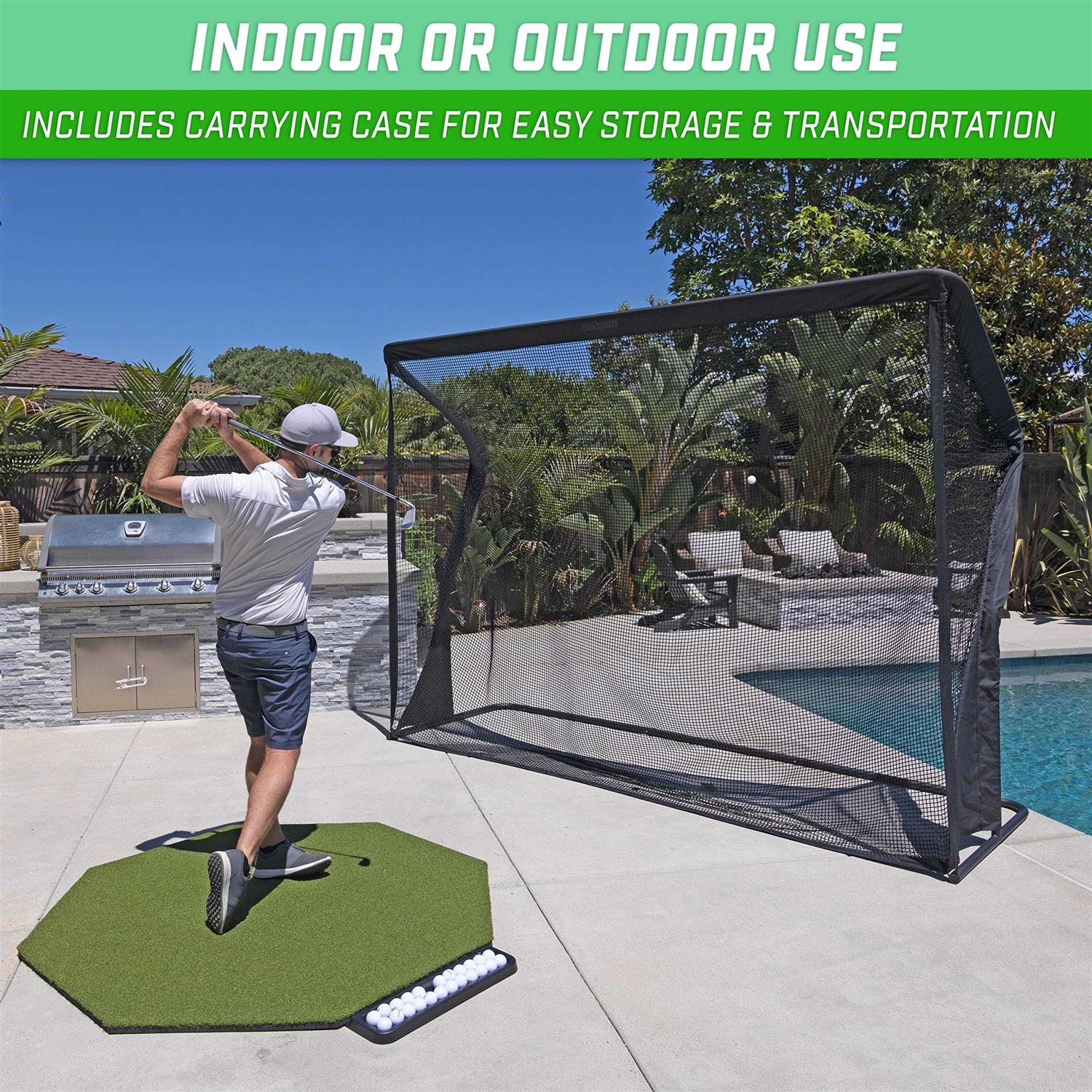 Gosports Elite Golf Practice Net with Steel Frame - Sports Supplies Online Store