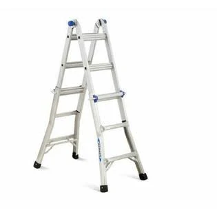 Werner 13 ft Aluminum 300 lb Telescoping Multi Step Position Type iA Duty Ladder MT-13