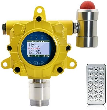 Carbon Monoxide Detector by Forensics | Industrial Wall Mount | USA NIST Calibration | Explosion Proof | Adjustable Sound & Light Alarms | Relay