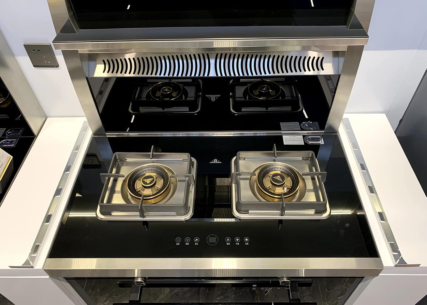 Stove Gap Covers Stainless Steel-Will Not Melt and Burn Like Silicone Covers Can,Heat Resistant and Easy to Clean,Kitchen Stove Counter Gap Cover