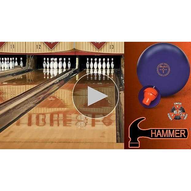 Hammer Purple Solid Reactive Bowling Ball - Sports Supplies Online Store