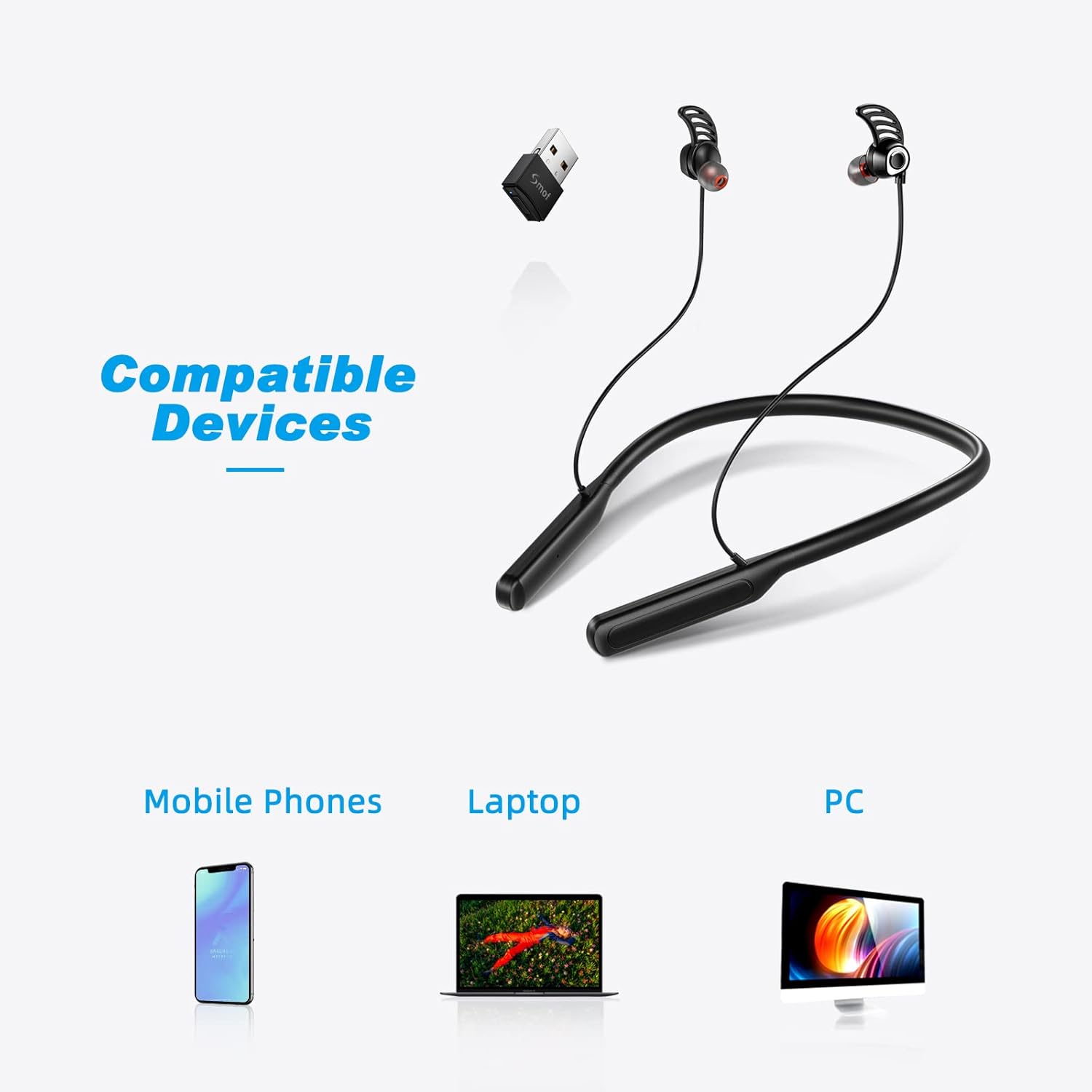 Wireless Headphones Set