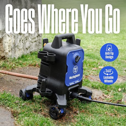 Westinghouse ePX3050 Electric Pressure Washer, 2100 Max PSI 1.76 Max GPM with Foam Cannon, for Cars/Fences/Driveways/Home/Patios