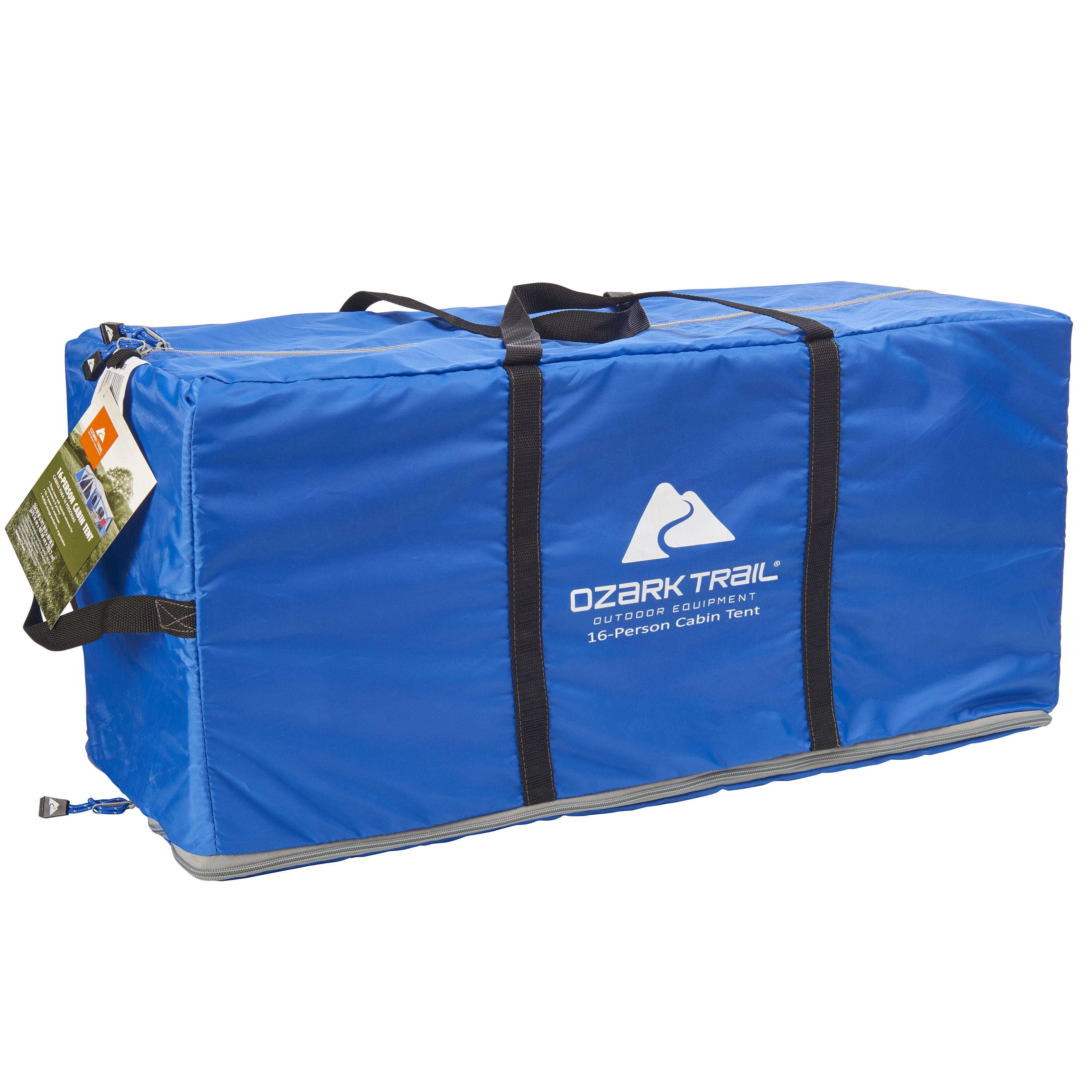 Ozark Trail 16-Person 3-Room Family Cabin Tent, with 3 Entrances - Radiant Selections