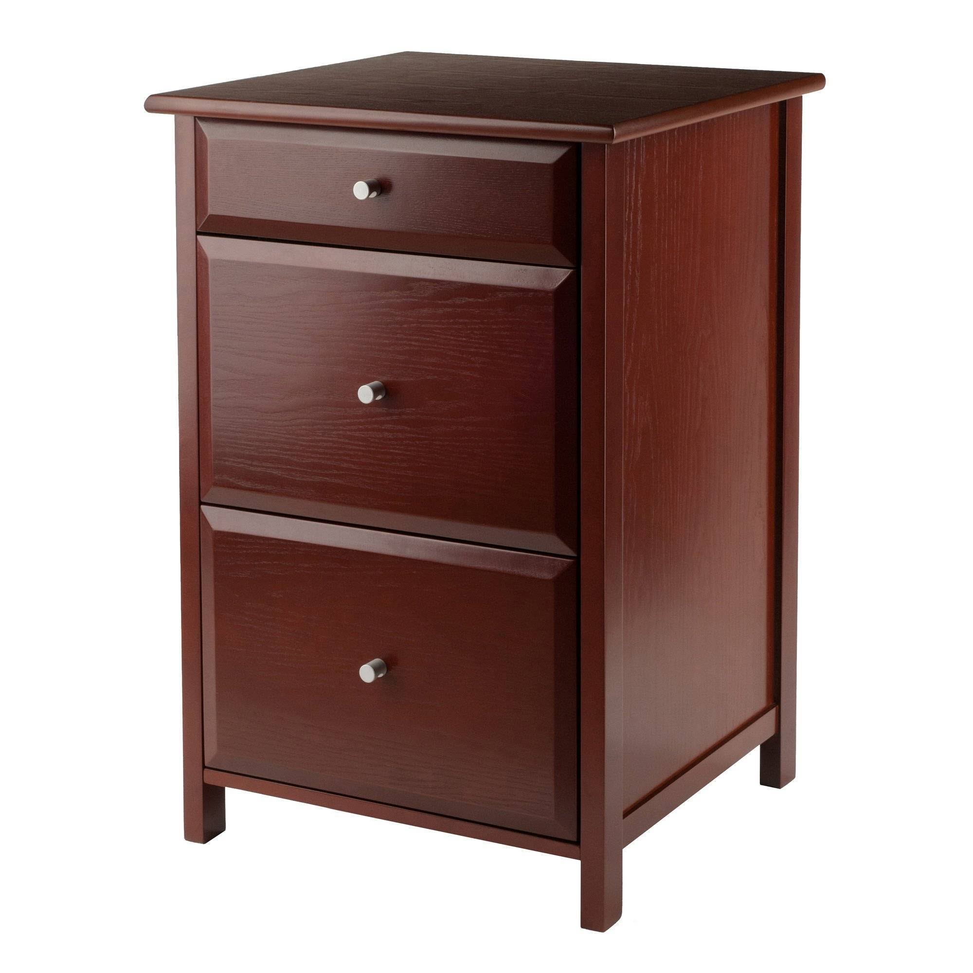 Winsome Wood Delta File Cabinet, Walnut