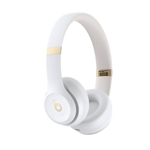Beats Solo 4 - Wireless Bluetooth On-Ear Headphones, Apple & Android Compatible, Up to 50 Hours of Battery Life - Matte Black (Renewed)