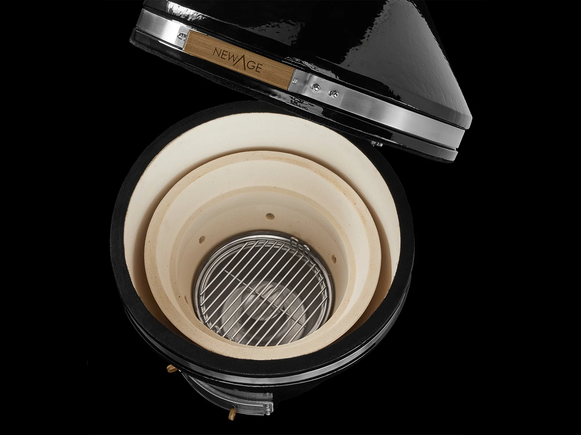 NewAge Products 22 in. Black Kamado Pro Grill