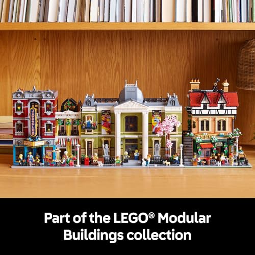 LEGO Icons Tudor Corner Building Set for Adults 18+ - DIY Miniature House Kit - Collectible Mini House Building Set for Men and Women