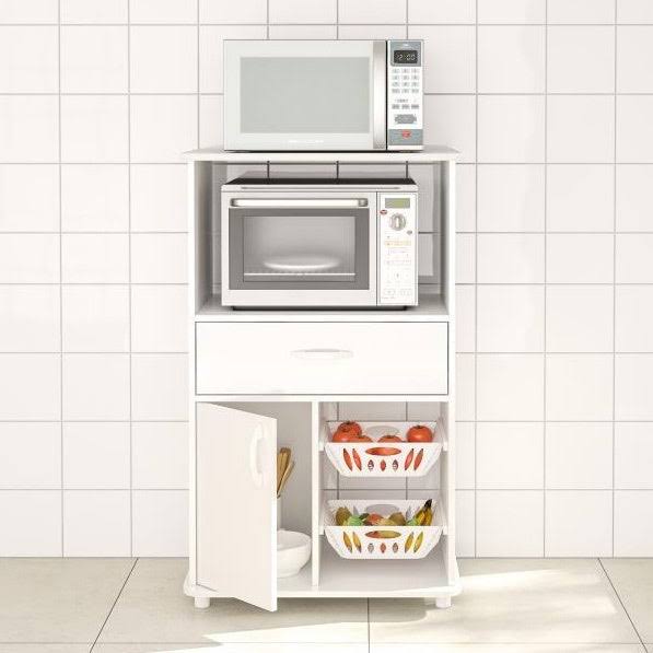 Boahaus Microwave Cart, White