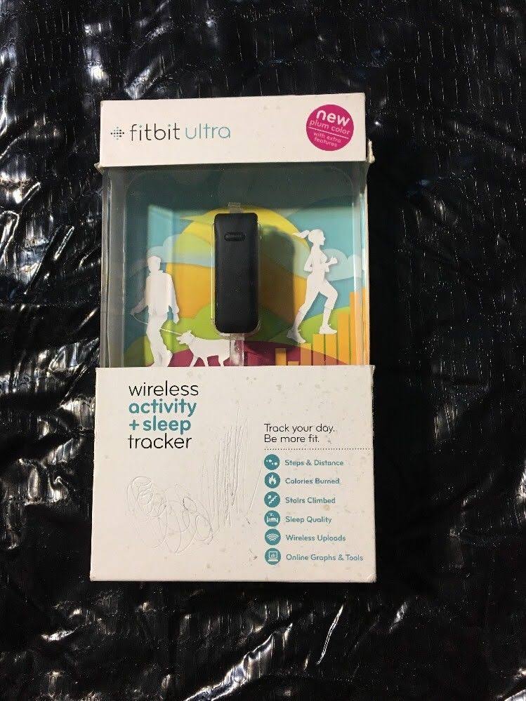 Fitbit Ultra Wireless Fitness Tracker Black/Plum - Megean