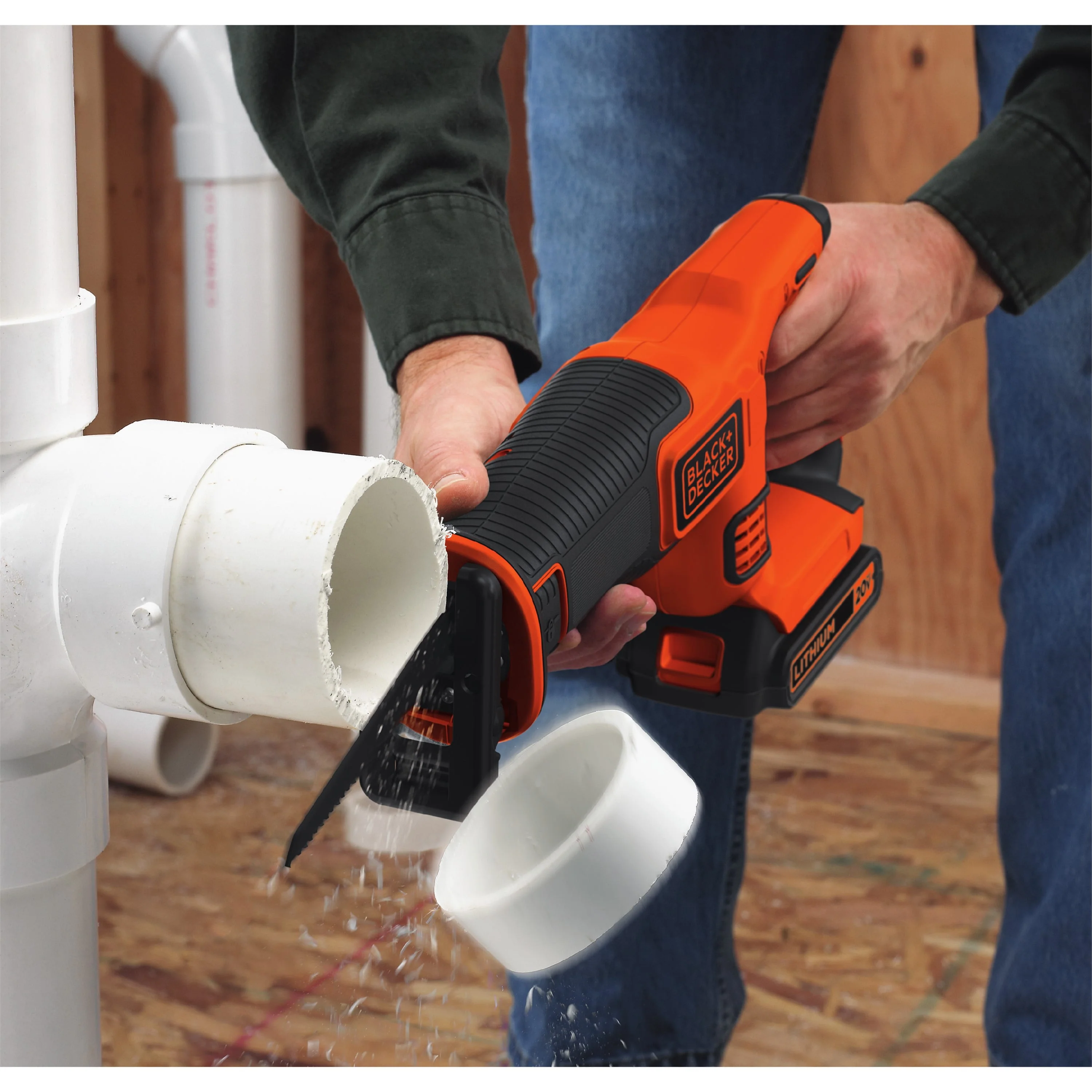 BLACK+DECKER 20V MAX* Cordless Reciprocating Saw Kit (BDCR20C)