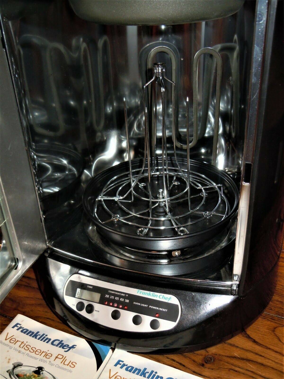 Franklin Chef Vertisserie Plus FR6100 Vertical Rotisserie Oven with Cook Top