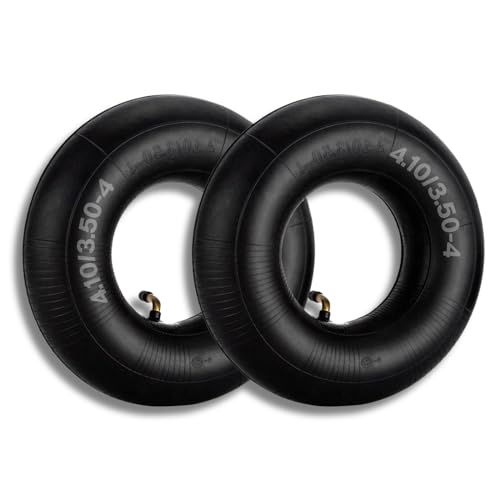 2 Pack 4.80/4.00-8 Heavy Duty Replacement Tire Tube 4.80-8 Tire Inner Tubes For Wheelbarrow wheel barrow Garden Carts Lawn Mowers Tillers Unicycles
