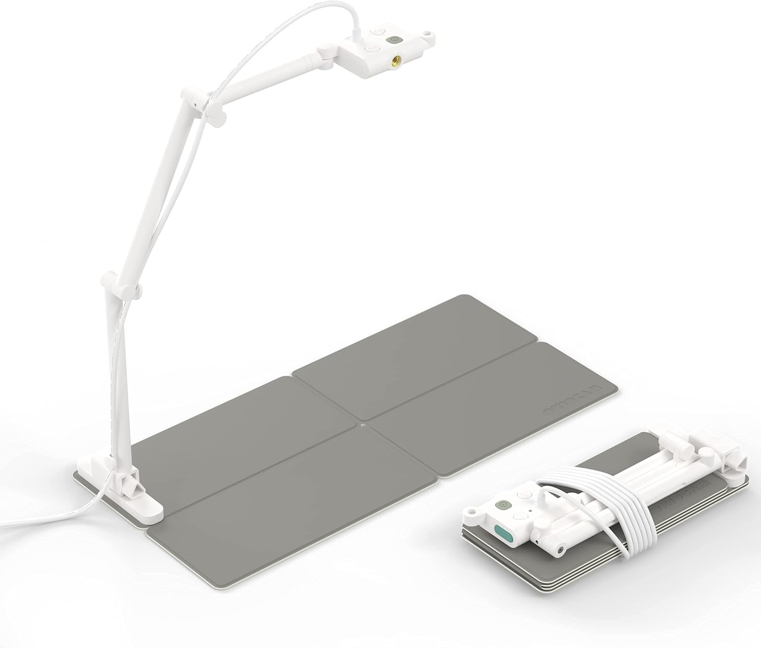 OKIOLABS OKIOCAM S USB 2-in-1 Document Camera & Webcam for Distance Learning, Video Conferencing, Remote Working, Stop Motion, Time Lapse