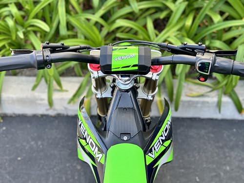 Venom 1600W Pro Electric Dirt Bike 48V Lithium Battery | Advanced Speed Governor | Hydraulic Disk Brakes | MID-Size, Green