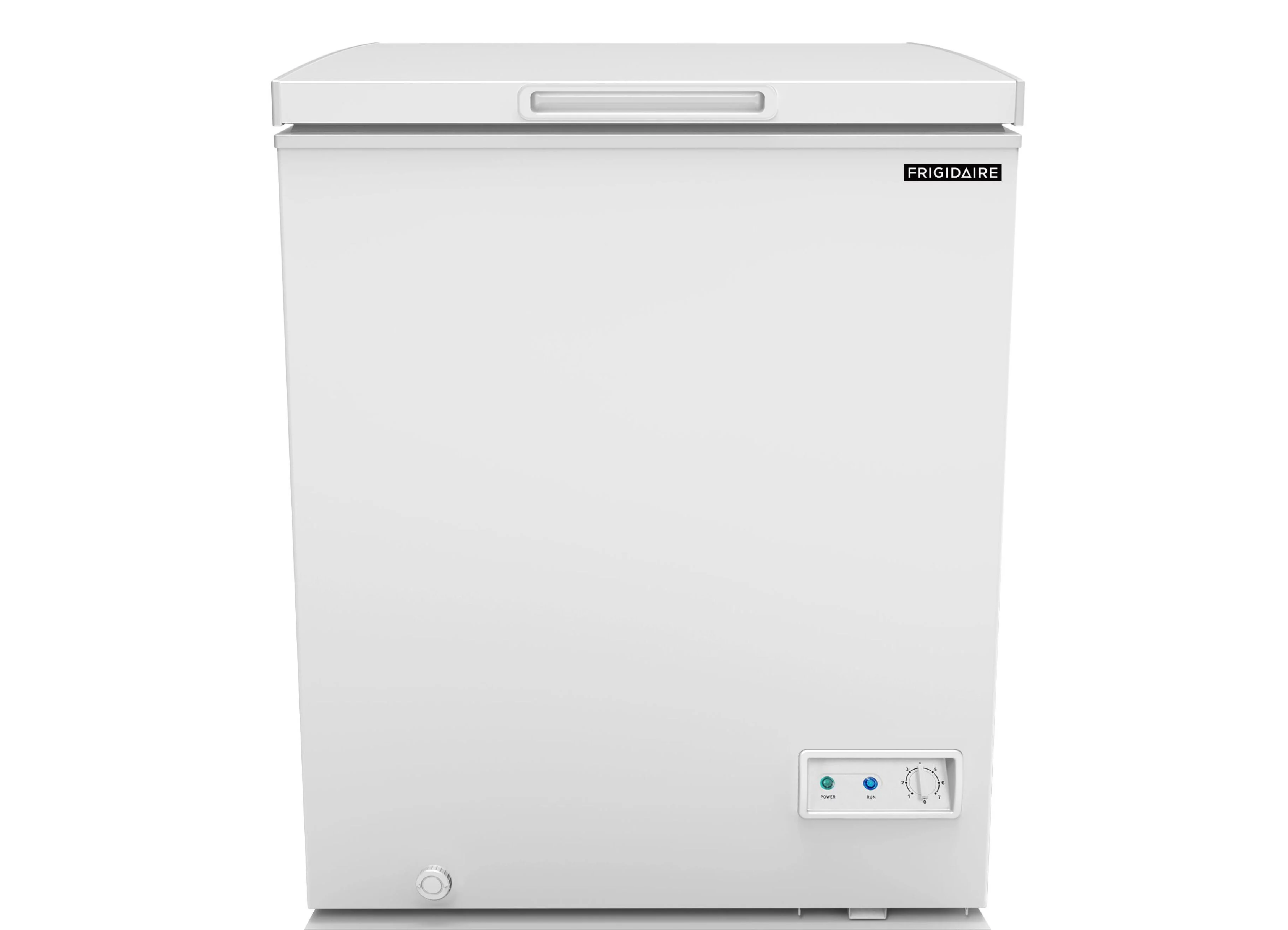 Frigidaire 5.0 Cu. ft. Chest Freezer, Garage Ready, White, EFRF5003 - Radiant Selections