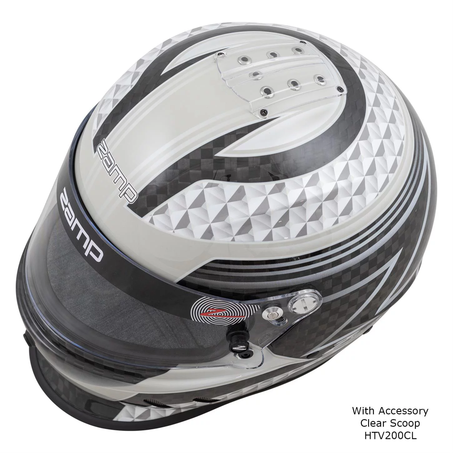 Zamp RZ-65D Carbon SA2020 Helmet, Black/Gray, Medium