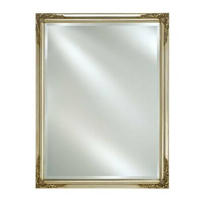 Astoria Grand 56DA226C95834520B7091C85F16E638B Tinsman 24x22 x 30x22 Recessed Medicine Cabinet Finish: Antique Silver