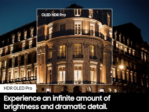 SAMSUNG 77-Inch Class OLED 4K S95D Series HDR Pro Smart TV w/Dolby Atmos, Object Tracking Sound+, Motion Xcelerator, Real Depth Enhancer