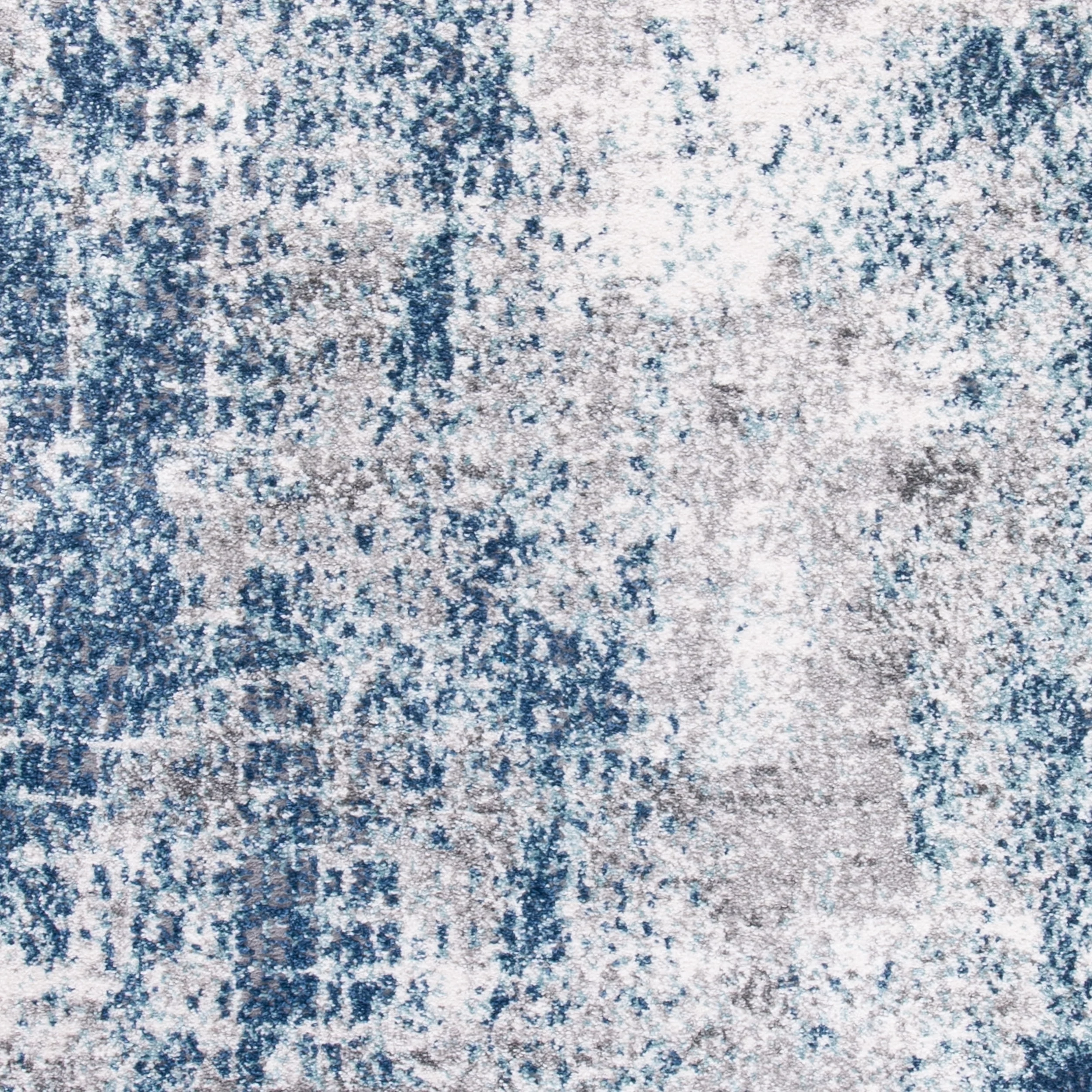 SAFAVIEH Aston Georgiana Abstract Distressed Area Rug, Navy/Grey, 6' x 9'