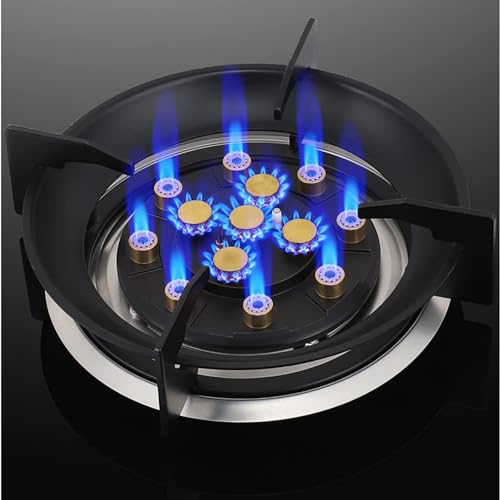 Gas Cooker - Portable Gas Stove, Easy-to-clean Portable Gas Stove For Home Use, 13 Cavities Tempered Glass Cooktop Burner
