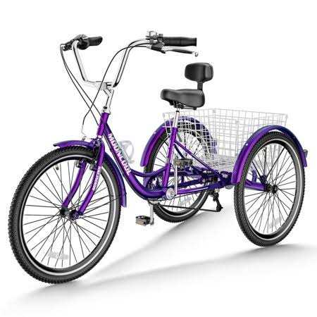 ABORON Adult Tricycles 3 Wheel Bikes 7 Speed Adult Trikes - Sports Supplies Online Store