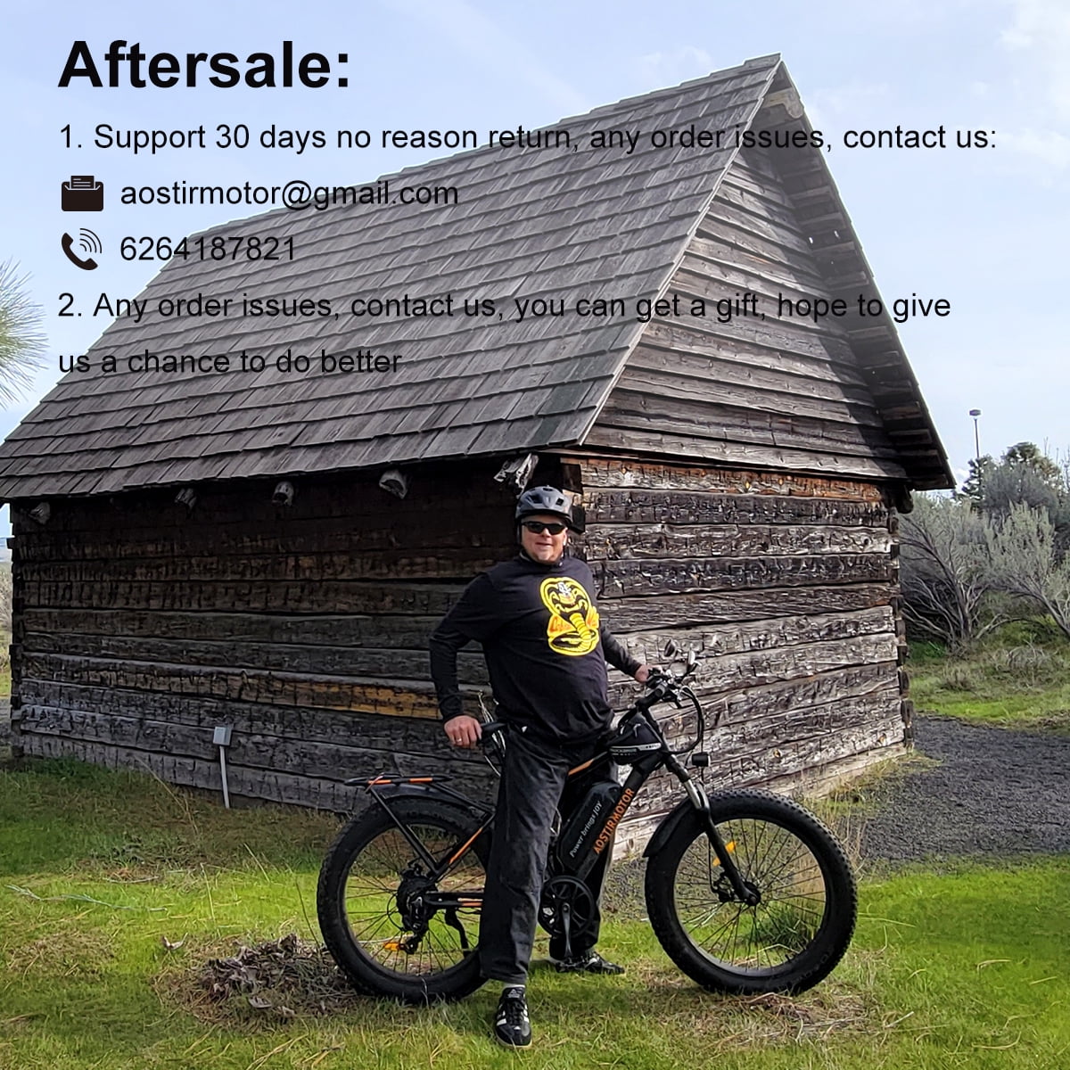 Aostirmotor Electric Mountain Bike, 48V 13AH Removable Lithium Battery 750W Ebike with Rack, 26" 4.0 inch Fat Tire Bike