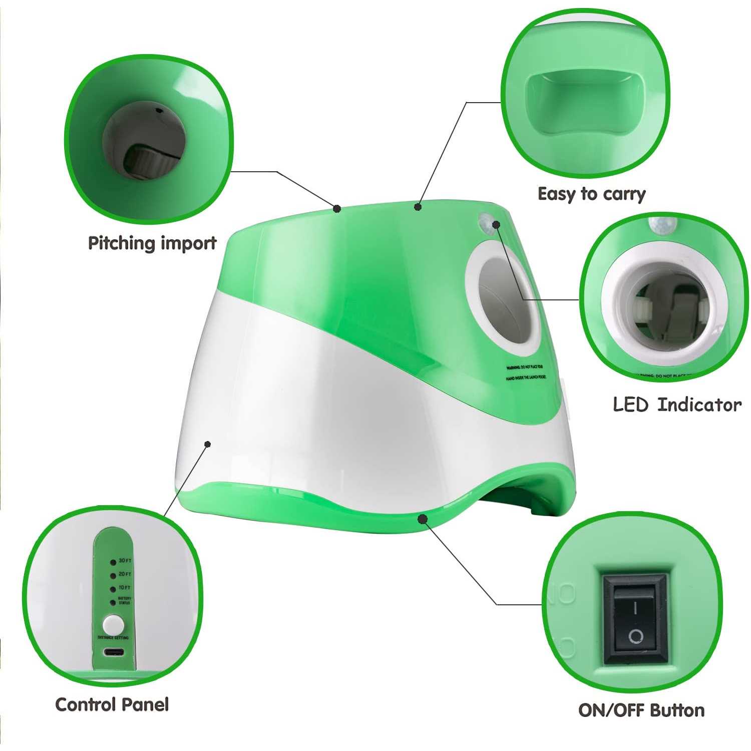 ENIGETA Rechargeable Tennis Ball Launcher for Dogs Elevating Playtime for You and Your Pup