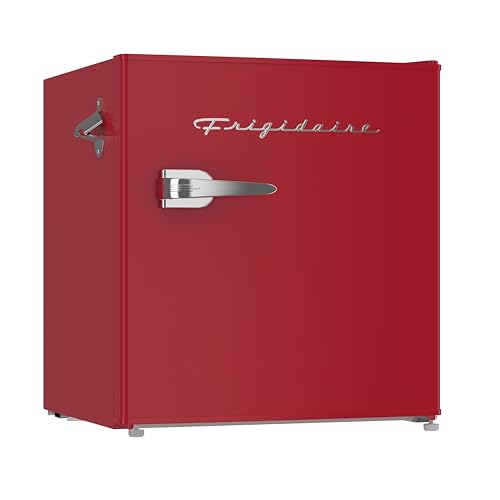 Frigidaire EFR176 Retro Compact Fridge with Chiller Mini Refrigerator with Built-in Bottle Opener for Office, Bedroom, Dorm Room or Cabin