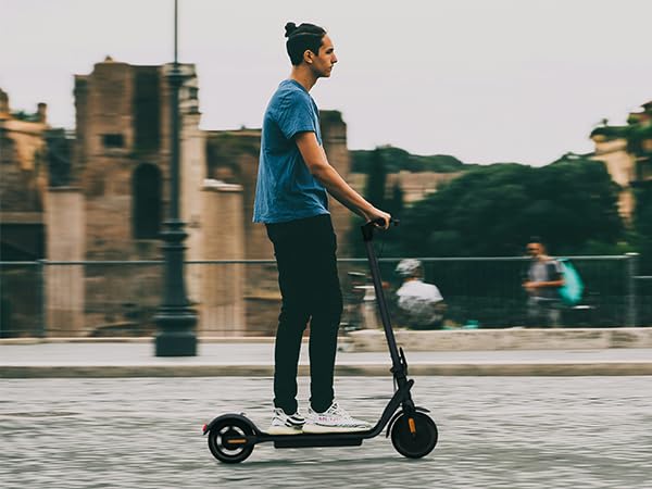 Jasion JS2/PRO Electric Scooter, 25 Miles Range, 22MPH Max Speed, 850W Peak Adult Escooter, 8.5"/10" Solid Tires Fast Folding E-Scooter