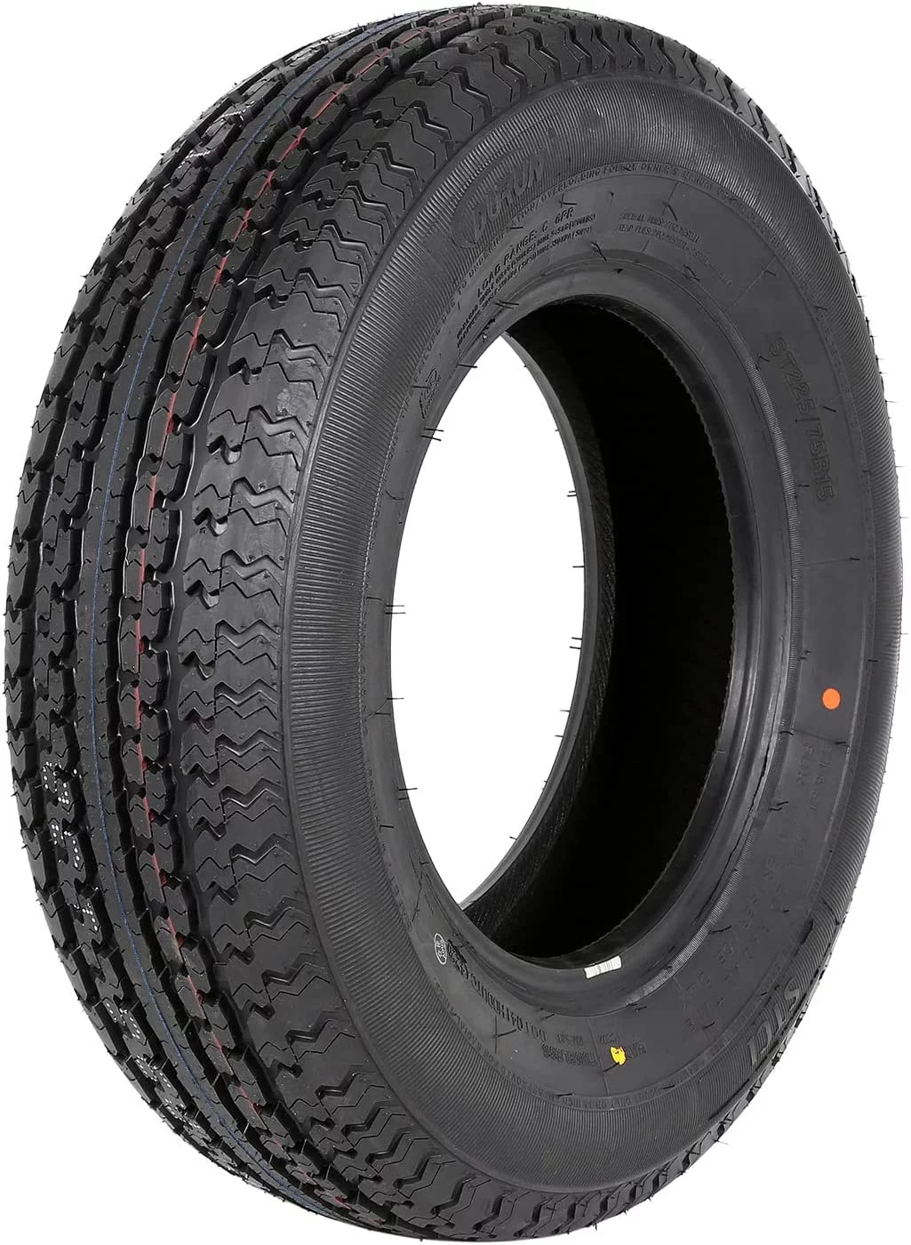 1Autodepot ST225/75R15 ST225-75R15 Radial Trailer Tire, 117M 10-Ply Load Range E, Set of 2