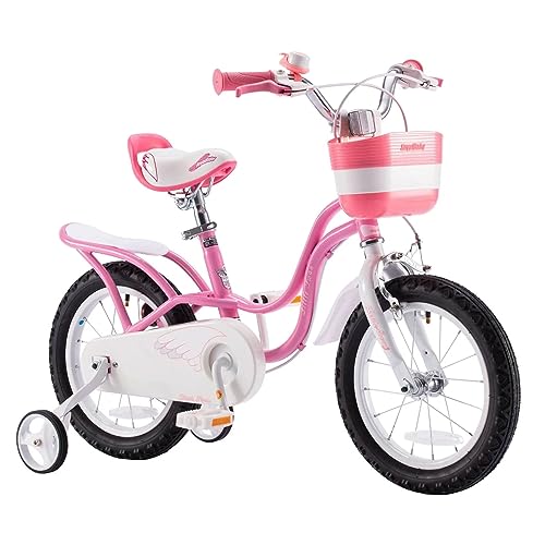 Royalbaby Princess Girls Kids Bike 12 14 16 18 20 Inch Children Bicycle with Basket for Age 3-12 Years