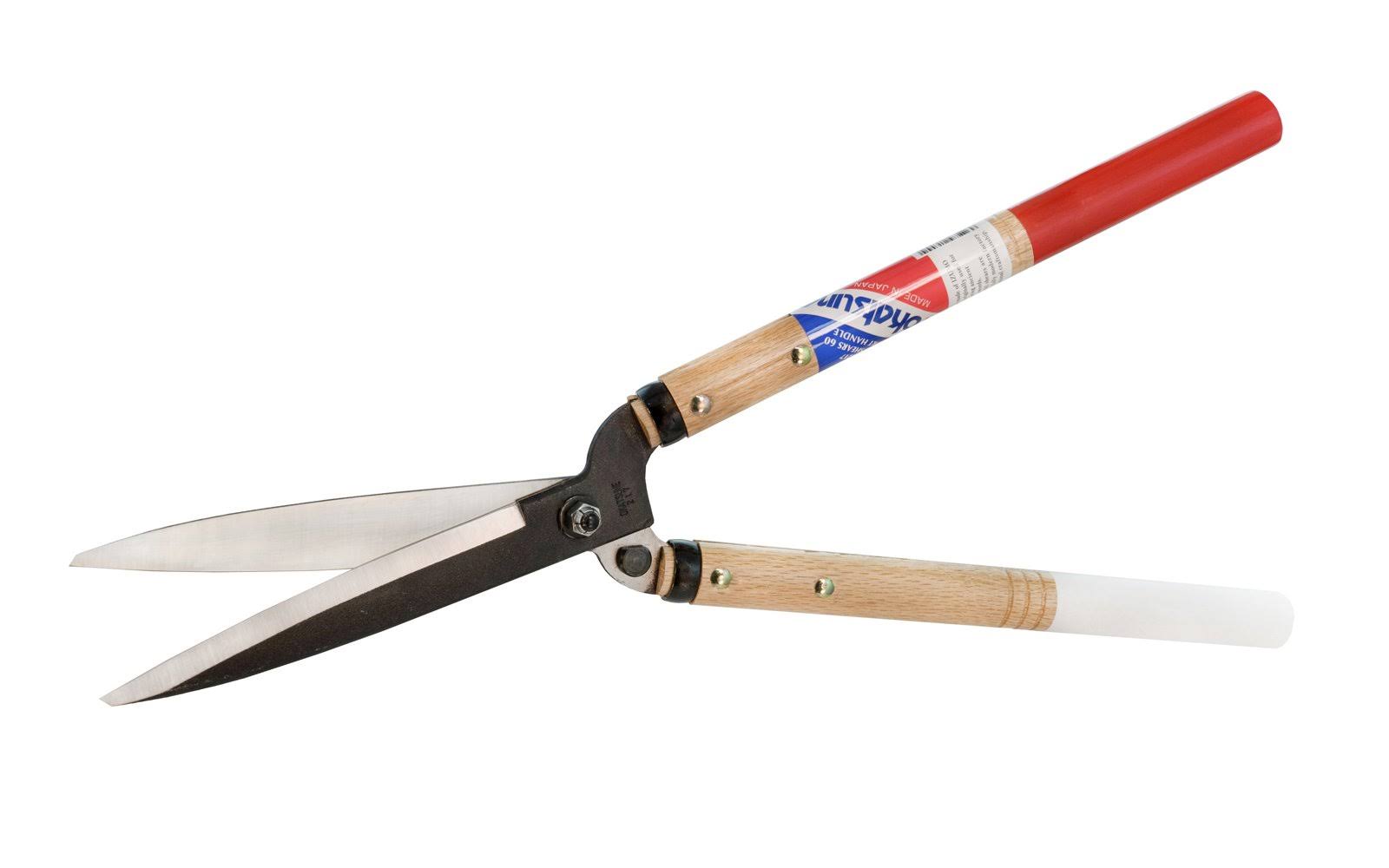 Okatsune Precision Hedge Shears, 7 5/8x22 Blade, 22x22 Overall Length